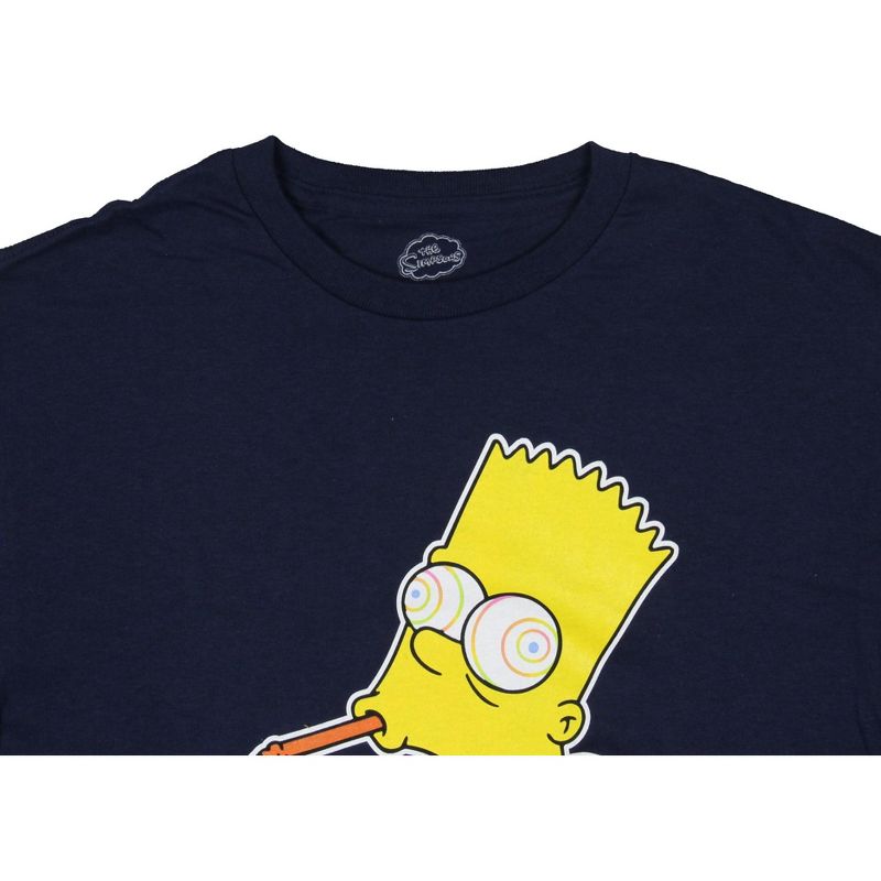 The Simpsons Men's Bart Squishee Brain Freeze Graphic Print T-Shirt, 3 of 4