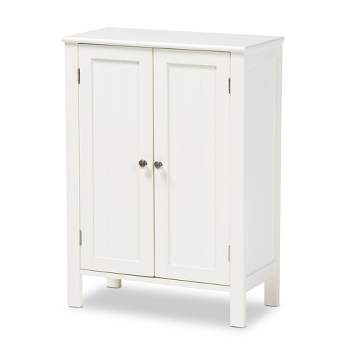 Thelma 2 Door Wood Multipurpose Storage Cabinet White - Baxton Studio