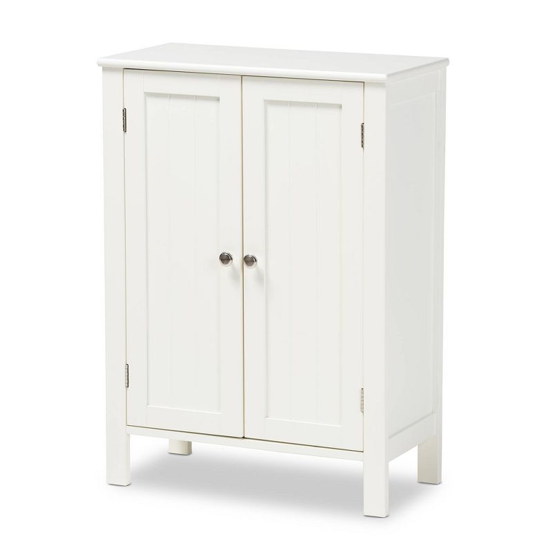 Thelma 2 Door Wood Multipurpose Storage Cabinet White - Baxton Studio, 1 of 10