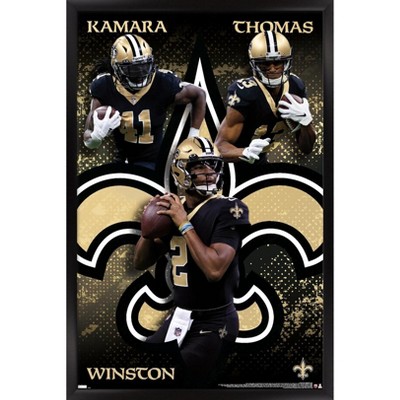 : Trends International NFL New Orleans Saints - Retro Logo 14  Wall Poster, 22.375 x 34, Premium Unframed Version : Sports & Outdoors