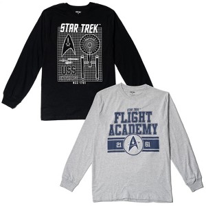 Star Trek 2 Pack Graphic T-Shirts Toddler to Adult - 1 of 4