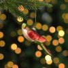 Northlight 6.5" Yellow and Red Parrot Glass Christmas Ornament - 2 of 4