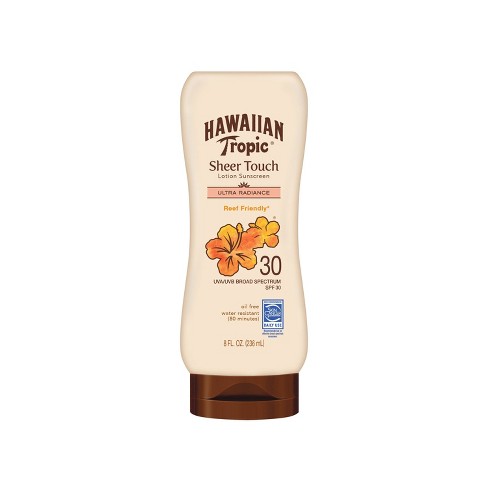 Hawaiian Tropic Sheer Touch Ultra Radiance Lotion Sunscreen Spf 30 8oz Target