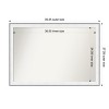 Amanti Art Maya Non-Beveled Framed Bathroom Vanity Wall Mirror - 3 of 4