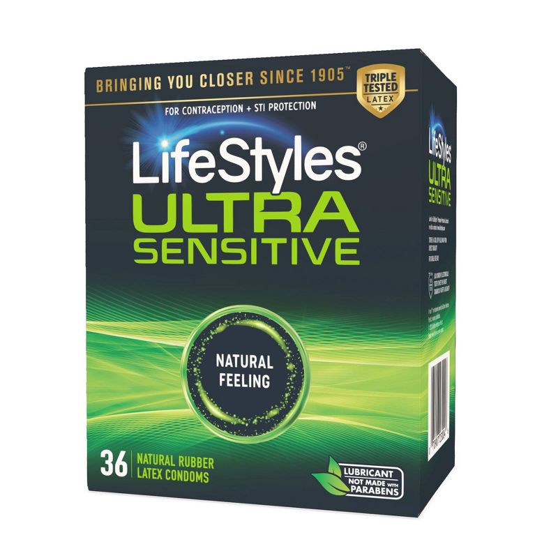 LifeStyles Ultra-Sensitive Latex Condoms - 36ct, 1 of 5