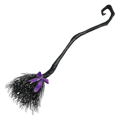 Underwraps Costumes Witch Broom Black Costume Accessory : Target