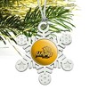 Arkansas at Pine Bluff Secondary Logo Metal Snowflake Christmas Tree Holiday Ornament - 2 of 3