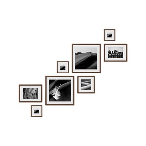 Haus and Hues Carleton Gallery Wall Frame Set with Real Glass and Mat - 1 of 4