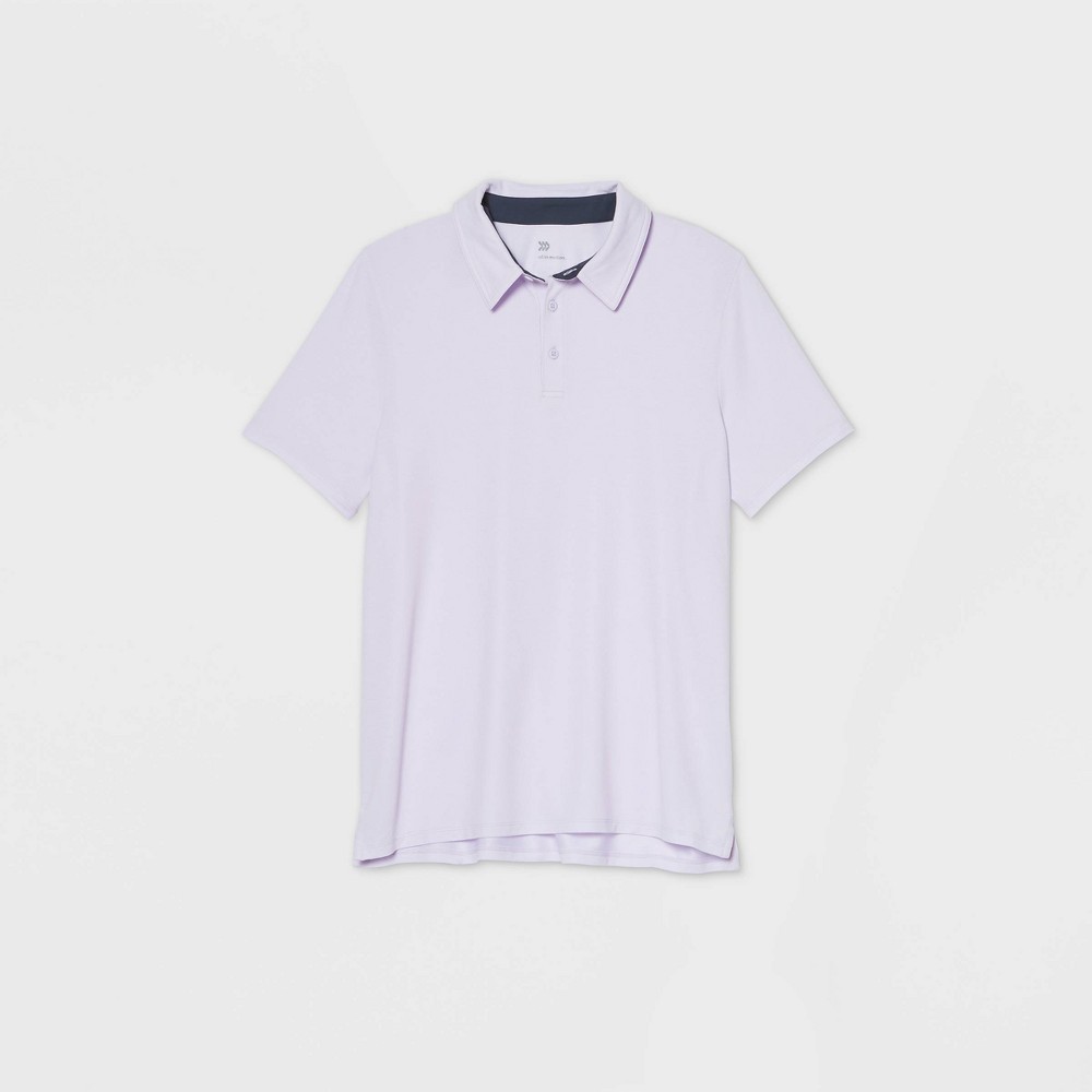Men's Pique Golf Polo Shirt - All in Motion Lilac XXL, Men's, Purple was $22.0 now $12.0 (45.0% off)