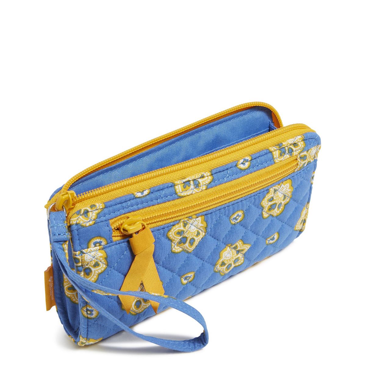 Vera Bradley Women's Cotton RFID Front Zip Wristlet - thumbnail 4