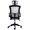CAVINAS Executive Office Chair Ergonomic Computer Chair with Breathable Mesh Back and Adjustable Armrests, Desk Chair for Study, Home Office - 4 of 4