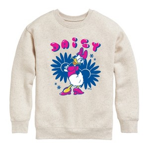 Boys' - Disney - Drippin Daisy Graphic Long Sleeve Fleece Sweatshirt - 1 of 4