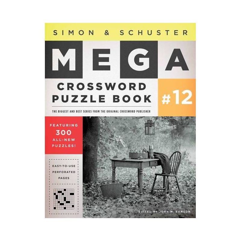 Simon & Schuster Mega Crossword Puzzle Book #12 - (S&s Mega Crossword Puzzles) by  John M Samson (Paperback), 1 of 2
