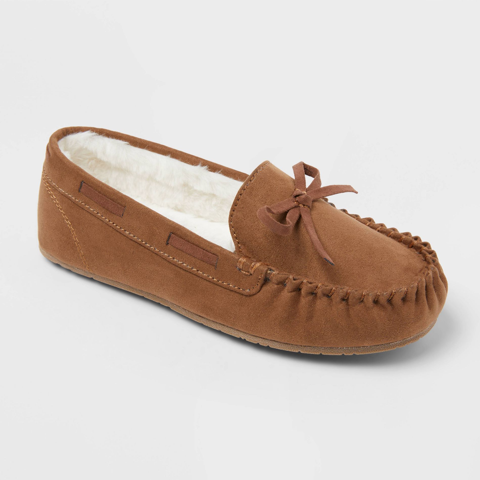 Kids' Cadi Moccasin Slipper - Cat & Jack™ Brown