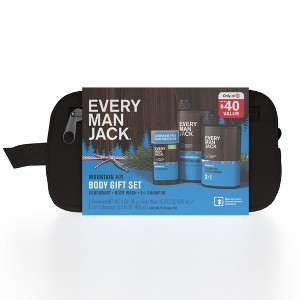 Every Man Jack Mountain Air Holiday Body Gift Set - 3ct - 1 of 4