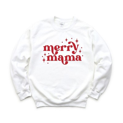 Simply Sage Market Women's Graphic Sweatshirt Whimsical Merry Mama