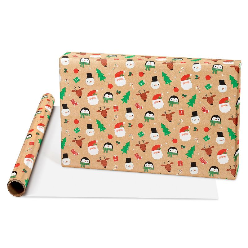 20 sq ft Christmas Icons Christmas Wrapping Paper, 4 of 7