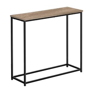 ChicFurnit Console Tables Accent Table Side Table End Table Modern Space Saving Design for Living Room, Brown, 31.5"*11.5"*29" - 1 of 4
