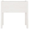 vidaXL Garden Planter Set of 2 White Solid Pinewood Standard Durable - 4 of 4