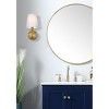 Elegant Lighting Senna 6 inch Wall Sconce in Satin Gold - 2 of 4