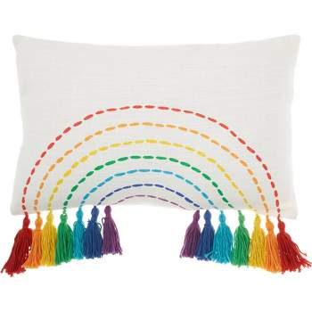 Rainbow Scrawl Pillow – Ad Hoc Home