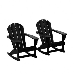 WestinTrends  Outdoor Patio Porch Rocking Adirondack Chair - 1 of 4