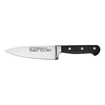 JoyJolt Multi Purpose Kitchen Knife Set -Set of 6 Knives - Black