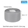 Unique Bargains PVC Waterproof Self-Adhesive Wall Corner Seal Caulk Strip Tape 2 Pcs - 2 of 4