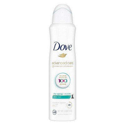 Dove Sheer Cool 48-hour Invisible Antiperspirant & Deodorant Dry Spray ...