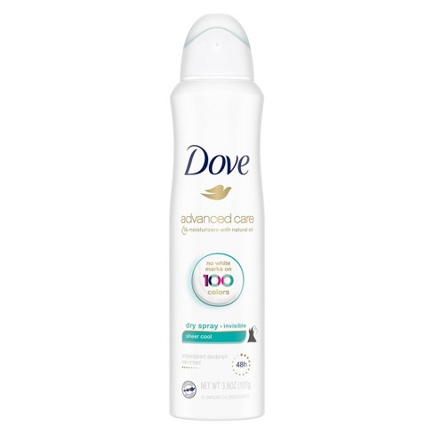 Componist aangenaam schieten Dove Sheer Cool 48-hour Invisible Antiperspirant & Deodorant Dry Spray -  3.8oz : Target