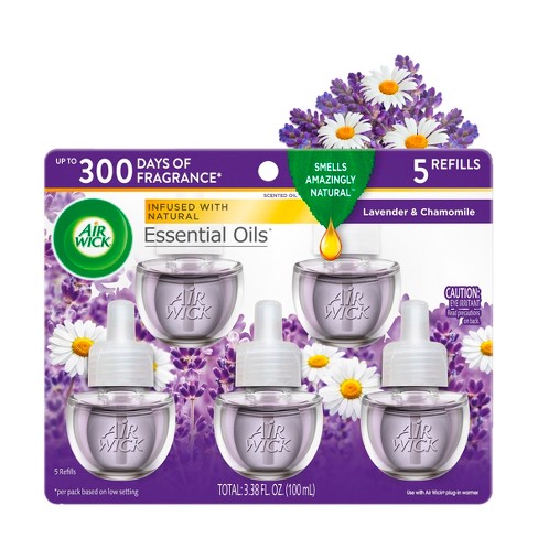 Air Wick Scented Oil Refills - Lavender & Chamomile - 3.38 Fl Oz/5pk :  Target