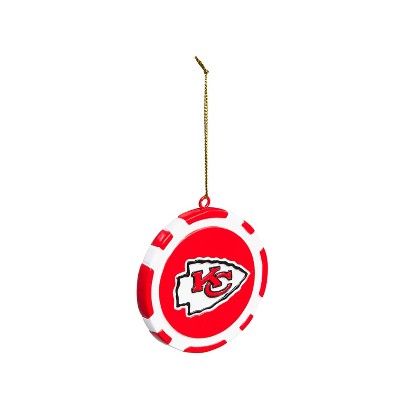 Evergreen Game Chip Ornament, Kansas City Chiefs