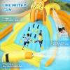 JOYMOR Kids 7-in-1 Inflatable Water Slide Park with Bounce House & Climbing Wall 30s Setup - 2 of 4