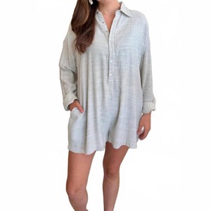 Women's Easy Does It Romper - Illa Illa - 1 of 3
