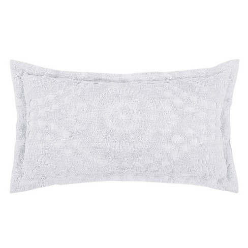 Rio Collection 100% Cotton Tufted Unique Luxurious Floral Design Pillow Sham - Better Trends - image 1 of 3