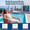 3-Piece Swivel Rocking Patio Chairs Set w/ 2 360-Degree Swivel Rocking Chairs Outdoor Wicker Patio Bistro Set - 4 of 4