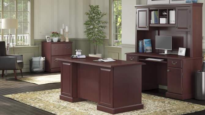 Bennington Manager&#39;s Desk from Kathy Ireland Home - Bush Furniture, 2 of 9, play video