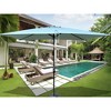 Gulches Frosty Green 108-Inch x 72-Inch Rectangular Patio Umbrella with Crank and Tilt - 2 of 4