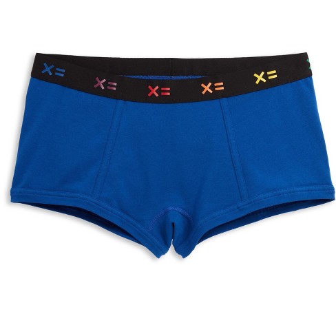 Tomboyx Boy Short Underwear, Organic Cotton Rib Stretch Comfort