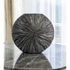 HomeRoots 10" Gray Abstract Aluminum Table Vase - 2 of 4