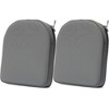 Aoodor Outdoor Chair Cushion  W20''xD19'' Soft and Fade-resistant Polyester,  Two Sets of  Ties for High Adaptability, Set of 2 - 3 of 4