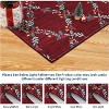 Christmas Runner Rug 2x6 Washable Christmas Kitchen Rugs Modern Geometric Area,Red - 4 of 4