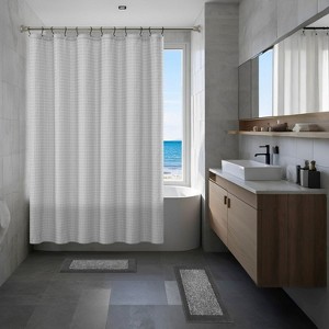 LunaLulinlk 15-Piece Blocks Shower Set, Grey - 1 of 4