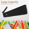 Unique Bargains Pencil Case Frosted Irregular Shape Style with Large Capacity for Office Supplies 1 Pc - 3 of 4