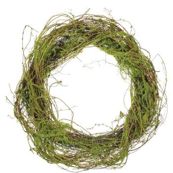 Sullivans Artificial Woven Twig Wreath 24"H Brown