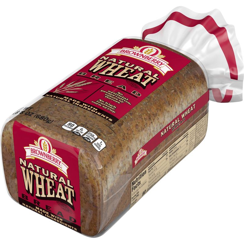 Brownberry Natural Wheat Bread - 24oz, 3 of 7