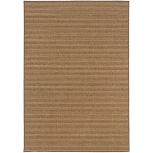 Oriental Weavers Karavia 001X3 Tan/ Light Tan Indoor/Outdoor Area Rug - 1'9" x 3'9" - 1 of 3
