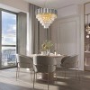 27in Light Dimmable Tiered Chandelier With Crystal Light - 3 of 4