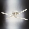 Urban Ambiance Luxury Cosmopolitan Indoor Ceiling Light,  4-3/8''H x 25"W x 25''D,  Burnished Nickel Finish, UHP4820 - 3 of 4