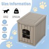 Gulches Cat Litter Box Furniture Enclosure Easy Assembly and Clean, Fits 12.5"W×21"D Litter Boxes, 7.5"×9" Door, Odor-Minimizing - 3 of 4